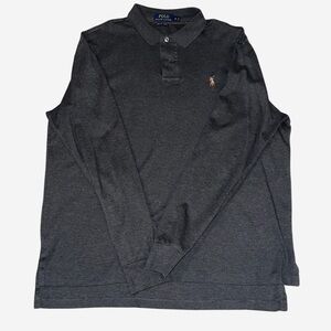 Polo Ralph Lauren Men's Charcoal Polo Shirt